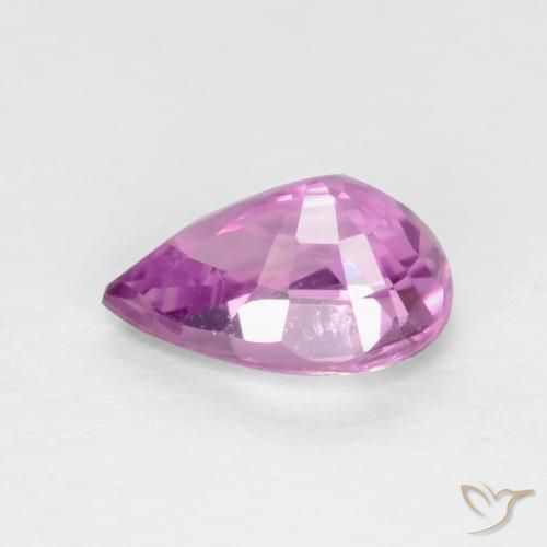 Sapphire Gemstone in 6 x 4 mm (calibrated) Size for Sale, Sapphire Stone in Medium-Light Purple Color