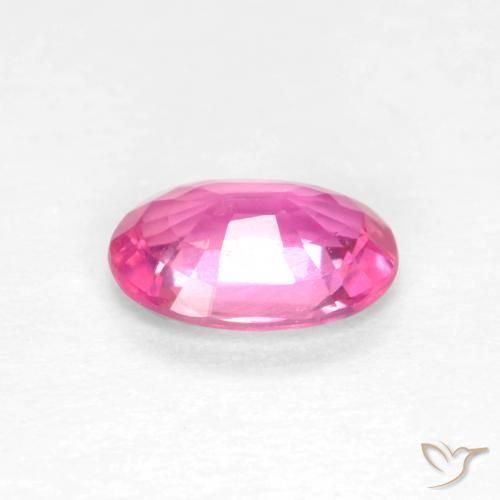 Sapphire Gemstone in 6 x 4 mm (calibrated) Size for Sale, Sapphire Stone in Deep Magenta Color