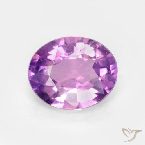0.54ct Natural Medium Purple Sapphire, Oval, VS