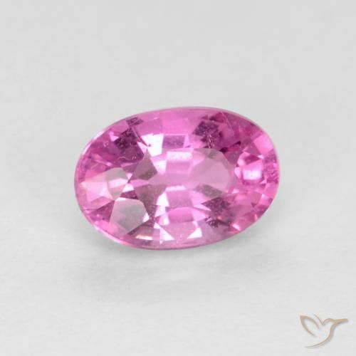 0.62 ct Purple Sapphire Stone, Natural Sapphire in Oval Facet Shape for Sale