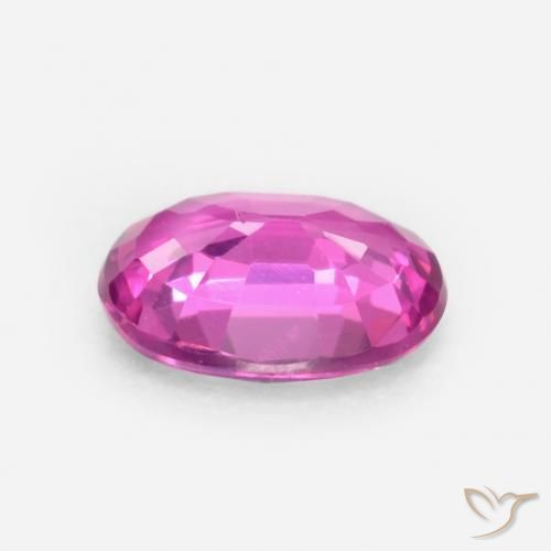 Sapphire Gemstone in 5 x 4 mm (calibrated) Size for Sale, Sapphire Stone in Magenta Color
