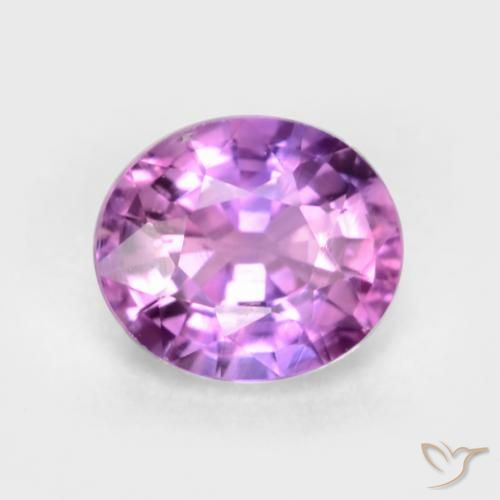 Medium-Dark Purple Сапфир Камень - 0.5ct Фасетный Овал (ID: 546867)