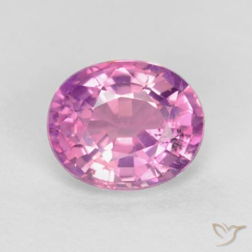 0.67ct Natural Medium Purple Sapphire, Oval, VS