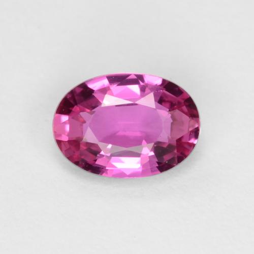 Magenta Sapphire Gem - 0.5ct Oval Facet (ID: 547273)