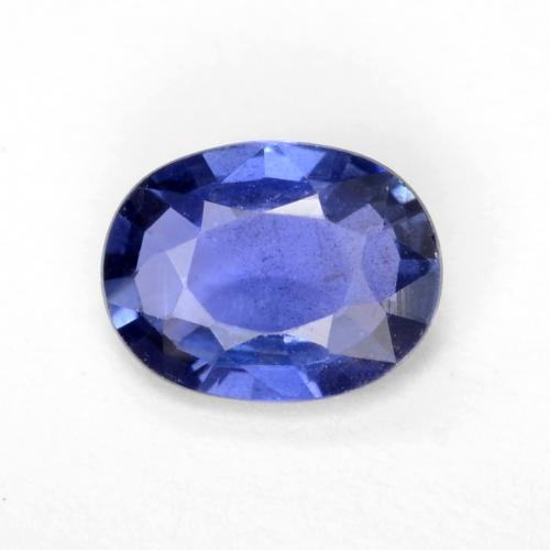 Medium Navy Blue Сапфир Камень - 0.4ct Фасетный Овал (ID: 547274)