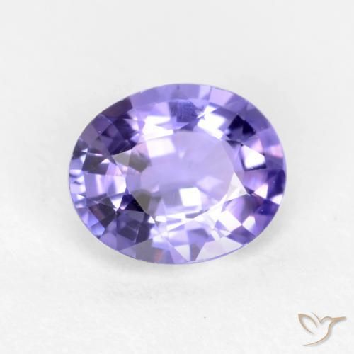 0.48ct Natural Pinkish Violet Sapphire, Oval, VS