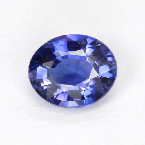 True Blue Сапфир Камень - 0.6ct Фасетный Овал (ID: 547571)