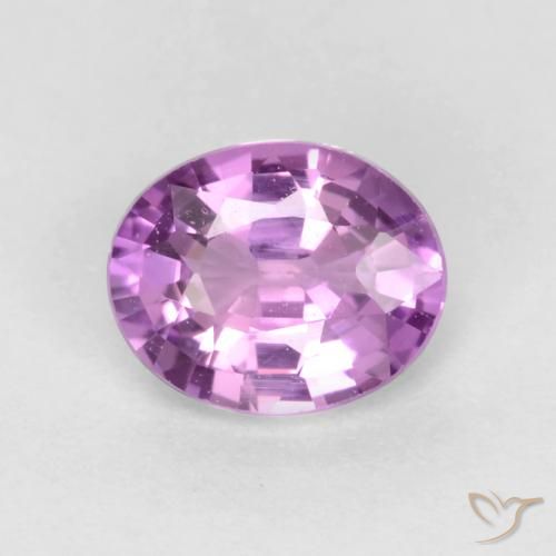 0.48ct Natural Lilac Purple Sapphire, Oval, VVS-VS