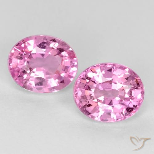 Medium Pink Sapphire Gem - 0.5ct Oval Facet (ID: 547780)