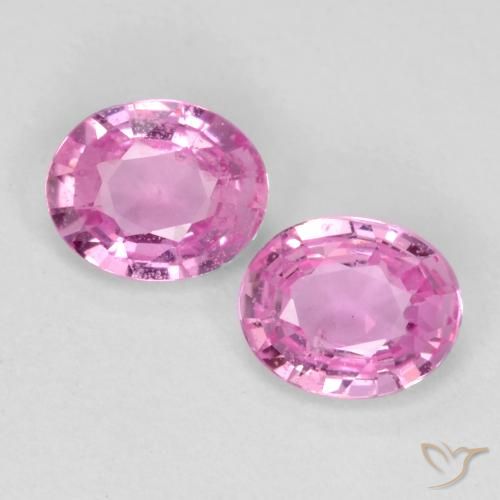 0.70ctw Natural Intense Pink Sapphire, Oval, VS