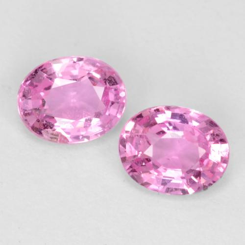 Medium Pink Sapphire Gem - 0.4ct Oval Facet (ID: 547784)