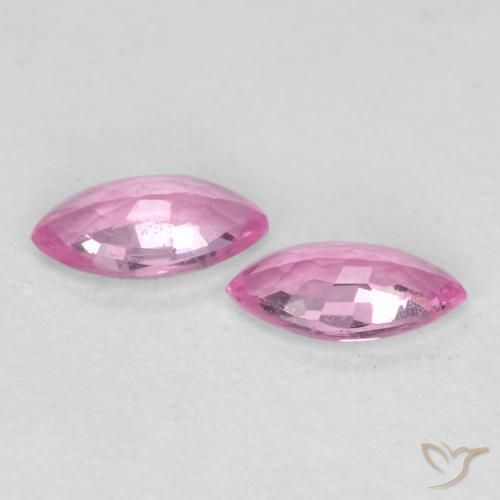 Sapphire Gemstones in 5.1 x 2.7 mm Size for Sale, Sapphire Stones in Medium Purple Color