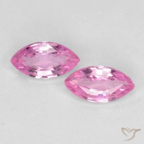 0.42 ct Purple Sapphire, 5.1 x 2.8 mm Marquise Cut From Tanzania, Photo A