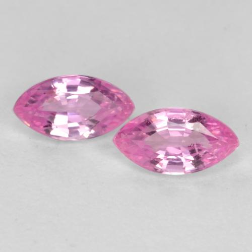 Intense Purple Sapphire Gem - 0.2ct Marquise Facet (ID: 548960)