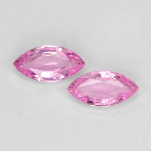 Bright Pinkish Purple Sapphire Gem - 0.2ct Marquise Facet (ID: 548963)