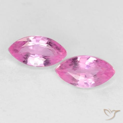 0.46ctw Natural Bright Pinkish Purple Sapphire, Marquise, VS
