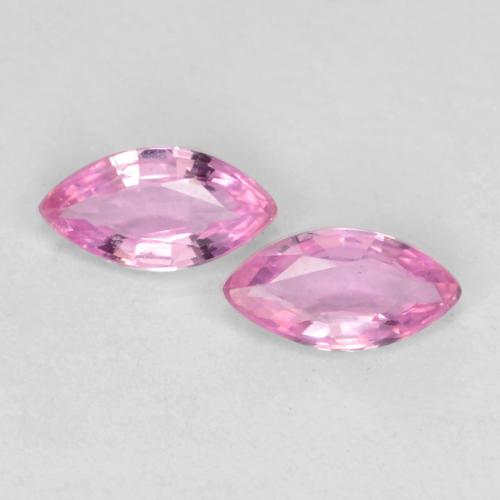 Very Light Royal Purple Pink Сапфир Камень - 0.2ct Фасетная Маркиза (ID: 548966)