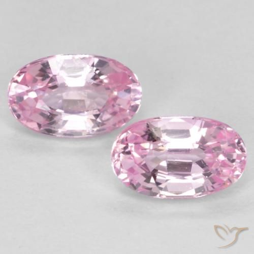 0.72 ct Loose Pink Sapphire, 5.1 x 3.2 mm Oval Cut From Tanzania, Photo A
