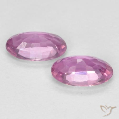 Sapphire Gemstones in 5 x 3 mm (calibrated) Size for Sale, Sapphire Stones in Medium Pink Color
