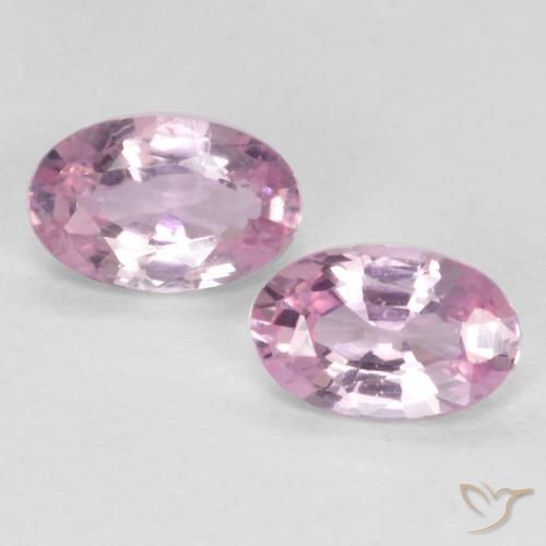 0.5 ct Loose Purple Sapphire, 4.9 x 3.1 mm Oval Cut From Tanzania, Photo A