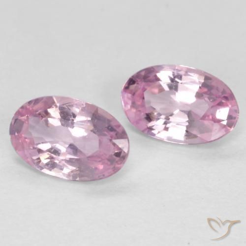 0.50 ctw Purple Sapphire Stones, Natural Sapphire in Oval Facet Shape for Sale