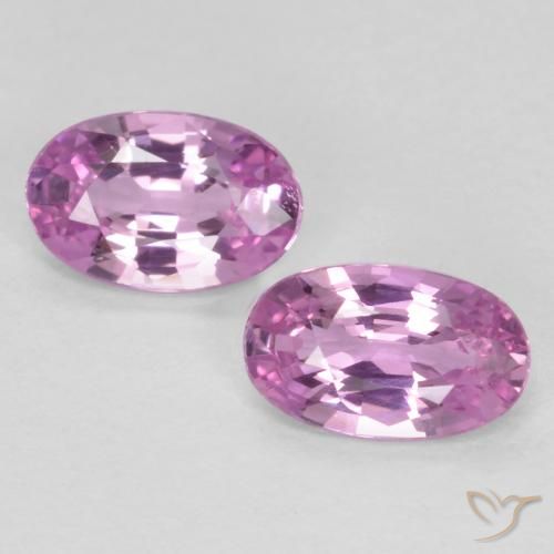 Pinkish Purple Sapphire Gem - 0.3ct Oval Facet (ID: 549157)