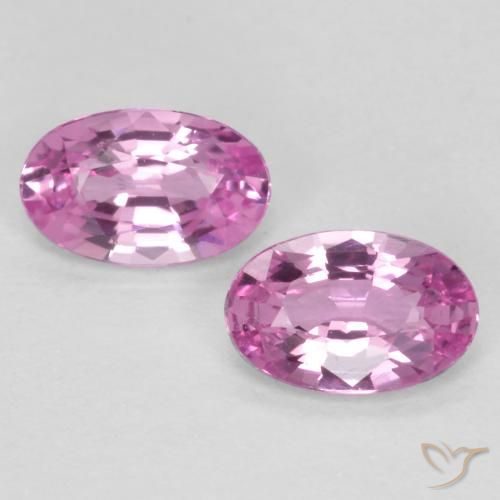 0.53ctw Natural Intense Pinkish Purple Sapphire, Oval, VS