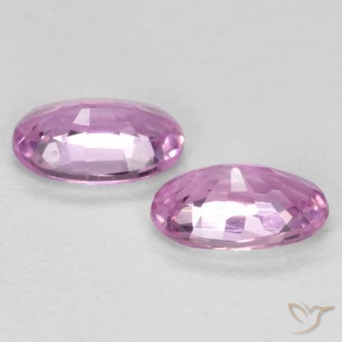 Sapphire Gemstones in 5 x 3 mm (calibrated) Size for Sale, Sapphire Stones in Medium-Light Purple Color