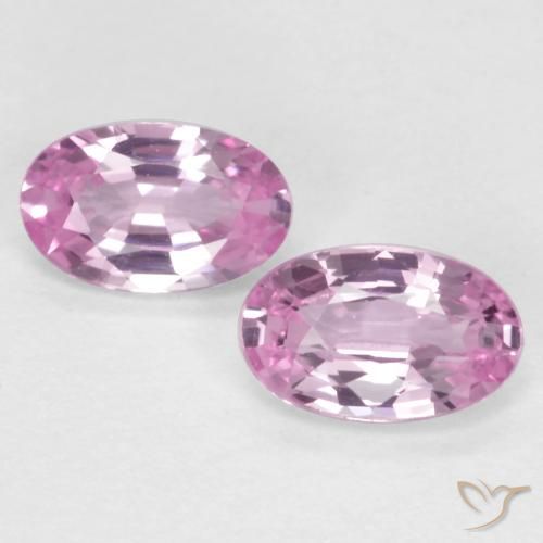 0.54 ct Purple Sapphire, 4.8 x 3 mm Oval Cut From Tanzania, Photo A