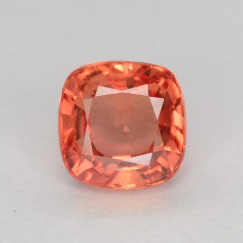 Оранжево-Красный Сапфир Камень - 0.6ct Огранка Подушечка (ID: 550415)