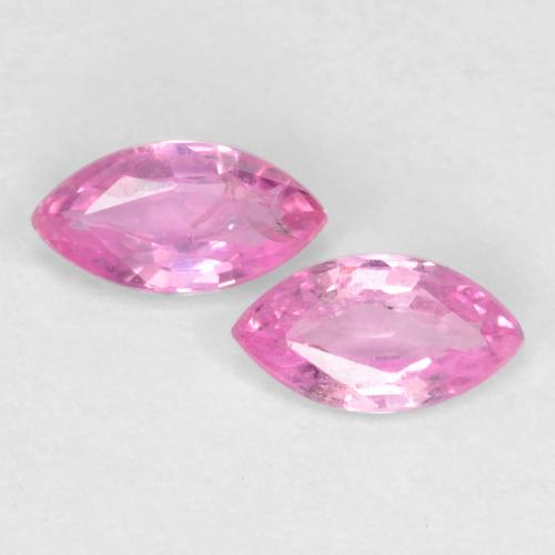 Bright Pinkish Purple Sapphire Gem - 0.2ct Marquise Facet (ID: 550621)
