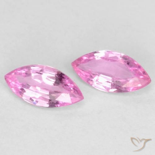 0.35 ctw Purple Sapphire Stones, Natural Sapphire in Marquise Facet Shape for Sale