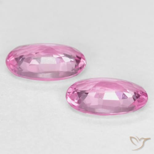 Sapphire Gemstones in 4.9 x 3.1 mm Size for Sale, Sapphire Stones in Intense Purple Color