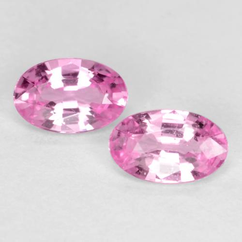 Intense Pink Sapphire Gem - 0.3ct Oval Facet (ID: 550629)