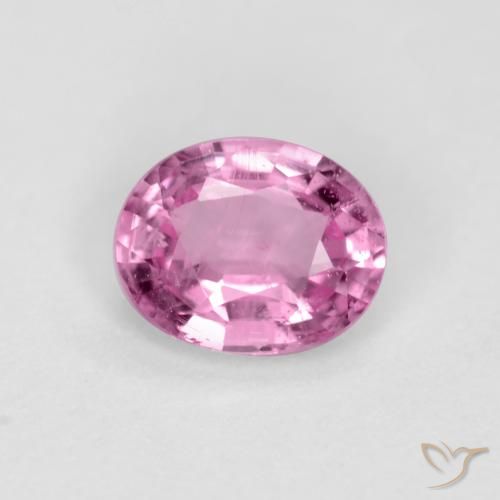 0.45ct Natural Royal Purple Pink Sapphire, Oval, VS-SI