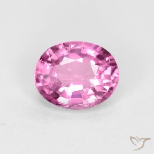 Intense Pink Sapphire Gem - 0.5ct Oval Facet (ID: 550760)
