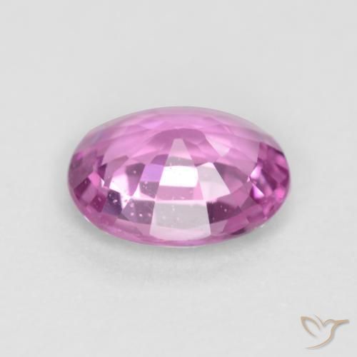 Sapphire Gemstone in 5 x 4 mm (calibrated) Size for Sale, Sapphire Stone in Intense Purple Color