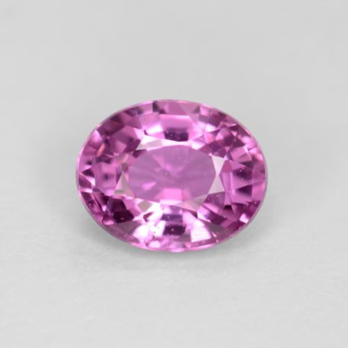 Pinkish Purple Sapphire Gem - 0.5ct Oval Facet (ID: 550767)