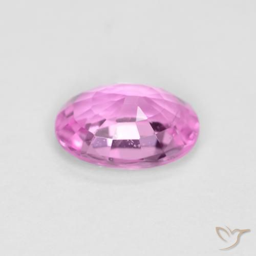 Sapphire Gemstone in 6 x 4 mm (calibrated) Size for Sale, Sapphire Stone in Bright Pinkish Purple Color