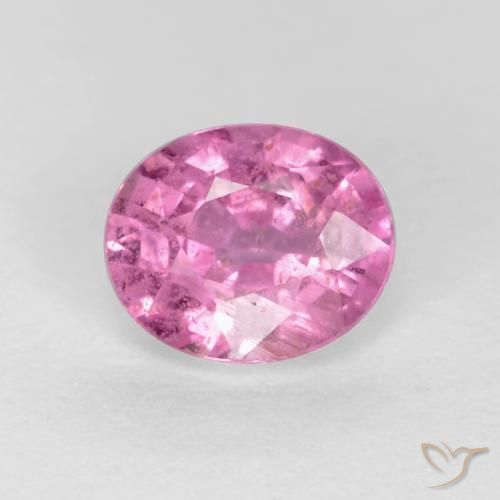 0.43ct Natural Intense Pink Sapphire, Oval, VS-SI