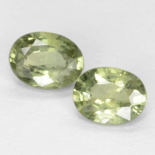 Verde Oliva Zafiro Gema - 0.2ct Forma ovalada (ID: 551503)
