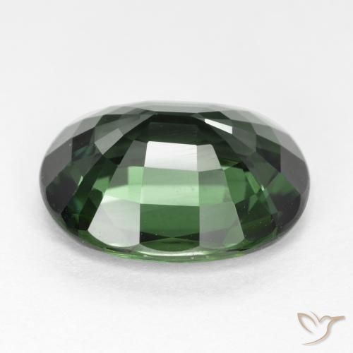 Sapphire Gemstone in 12 x 10 mm (calibrated) Size for Sale, Sapphire Stone in Cool Green Color