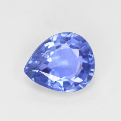 Medium Navy Blue Zaffiro Gem - 0.7ct Sfaccettatura a pera (ID: 553168)