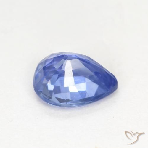 Sapphire Gemstone in 5.8 x 4.9 mm Size for Sale, Sapphire Stone in Medium Navy Blue Color
