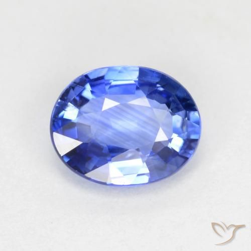 0.67ct Natural Pastel Blue Sapphire, Oval, VVS-VS