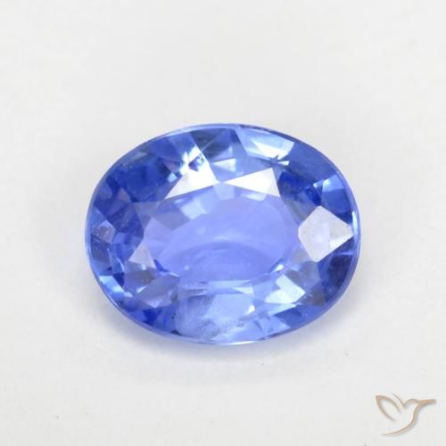 0.63ct Natural Pastel Blue Sapphire, Oval, VVS-VS