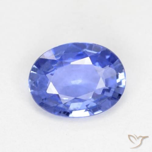 0.48ct Natural Medium Blue Sapphire, Oval, VS