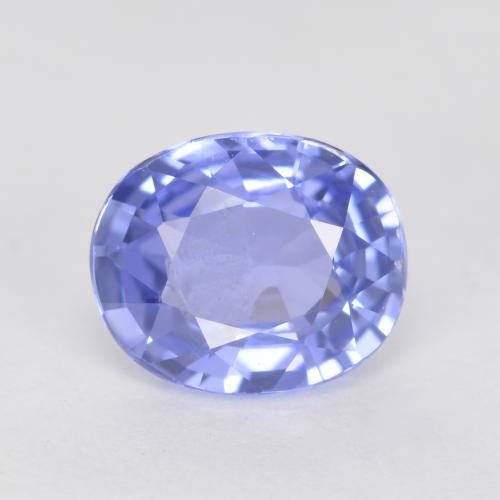 Фиолетово-синий Сапфир Камень - 0.7ct Фасетный Овал (ID: 553731)