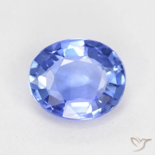 Saphir Bleu oval facet 0,65 ct du Sri Lanka, dimension 5,8 x 4,9mm, pierre gemme naturelle BE-Chauffé, pureté vvs-vs, 1 pièce Saphir de couleur Bleu pastel, dureté Mohs de 9 convient aux bijoux de tous les jours, pierre de sagesse, Pierre de naissance de septembre, Photo A