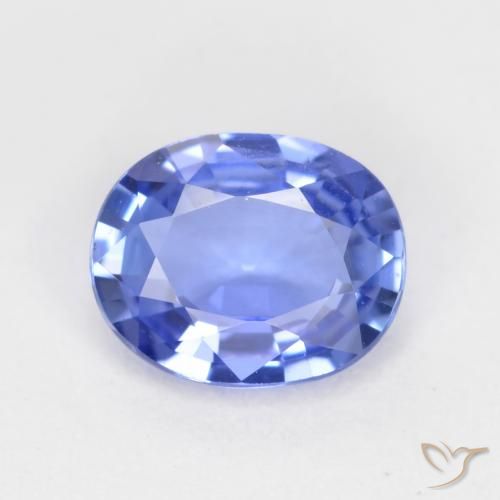 Medium Navy Blue Сапфир Камень - 0.6ct Фасетный Овал (ID: 553738)